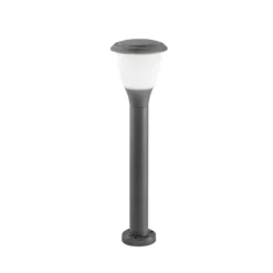 Pylväsvalaisin Thiago, 60 cm, tummanharmaa, metalli, E27, IP65