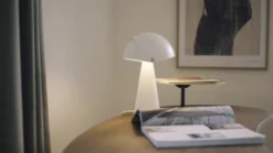 Pöytälamppu Align, säädettävä varjostin, musta
