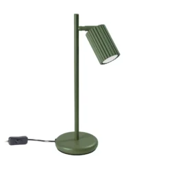 Pöytävalaisin ALORA, korkeus 43 cm, oliivinvihreä, metalli, GU10