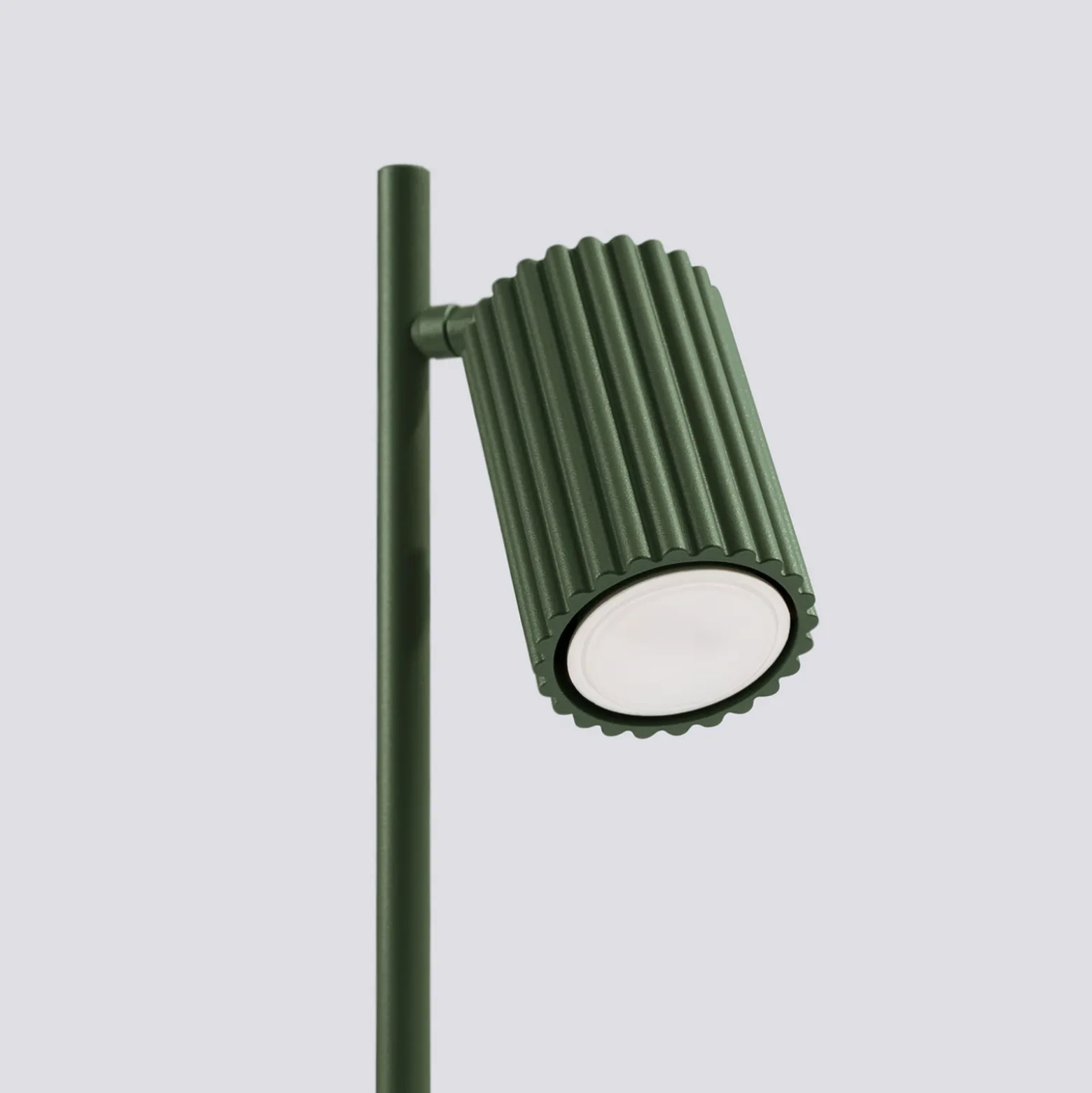 Pöytävalaisin ALORA, korkeus 43 cm, oliivinvihreä, metalli, GU10