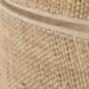 Pöytävalaisin Calma, beige, rafi, korkeus 38 cm, E27, E27