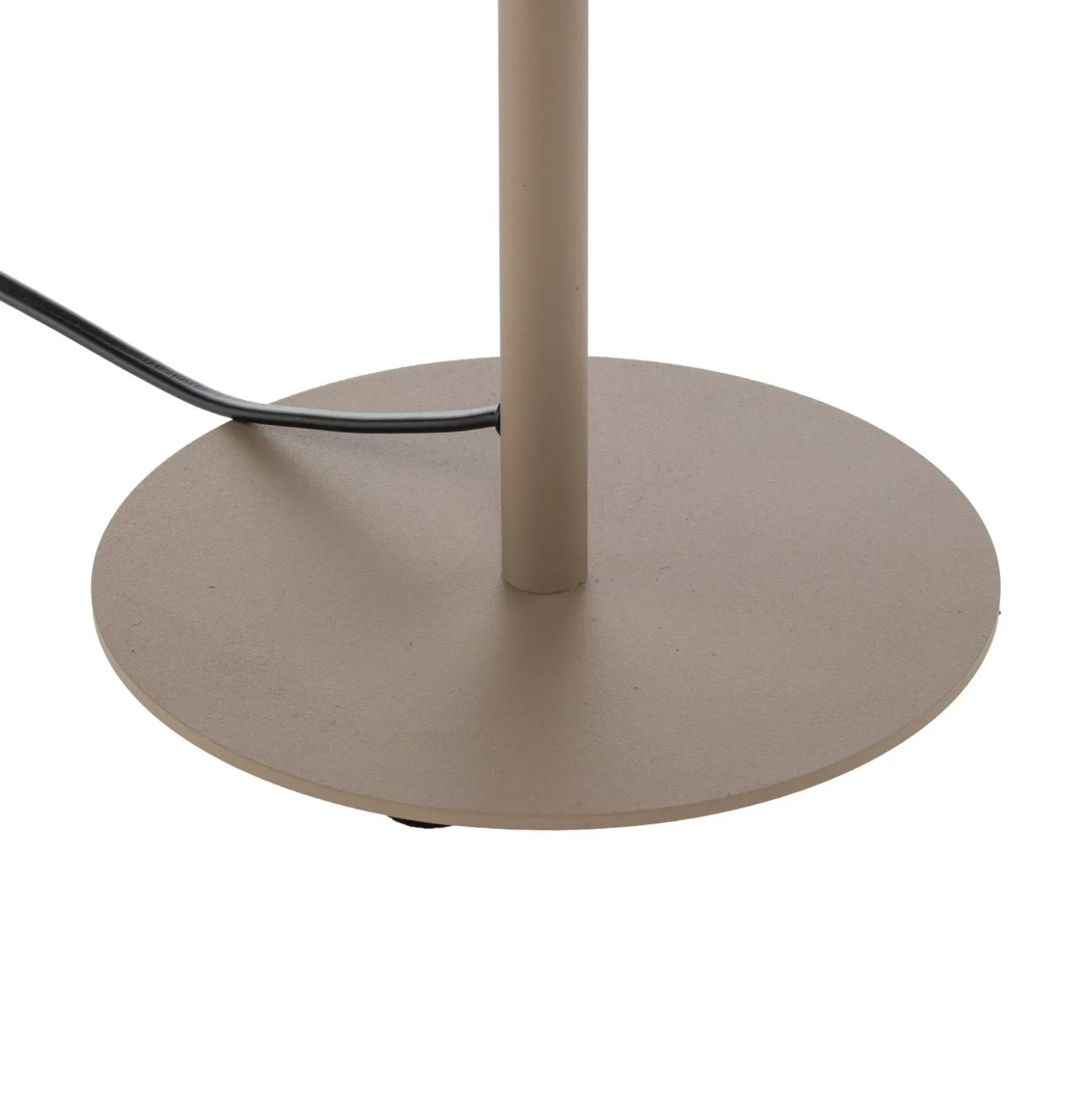 Pöytävalaisin Calma, beige, rafi, korkeus 38 cm, E27, E27