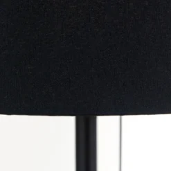 Pöytävalaisin Ludwig USB-liitännällä, musta