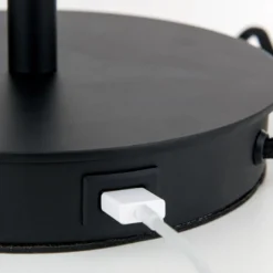 Pöytävalaisin Ludwig USB-liitännällä, musta
