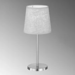 Pöytävalaisin Rimini, hiekka/nikkeli, tekstiili, korkeus 30 cm, E14