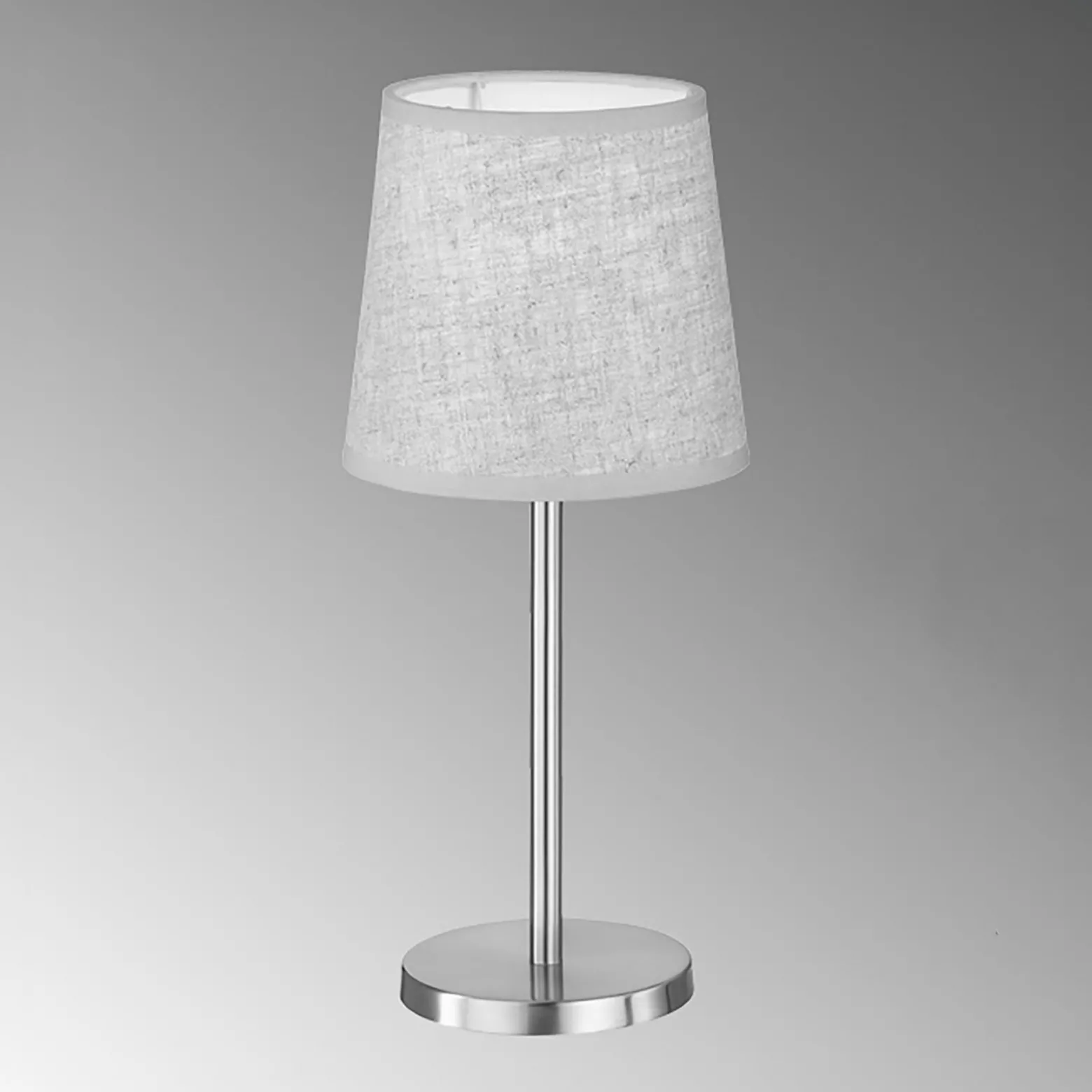 Pöytävalaisin Rimini, hiekka/nikkeli, tekstiili, korkeus 30 cm, E14