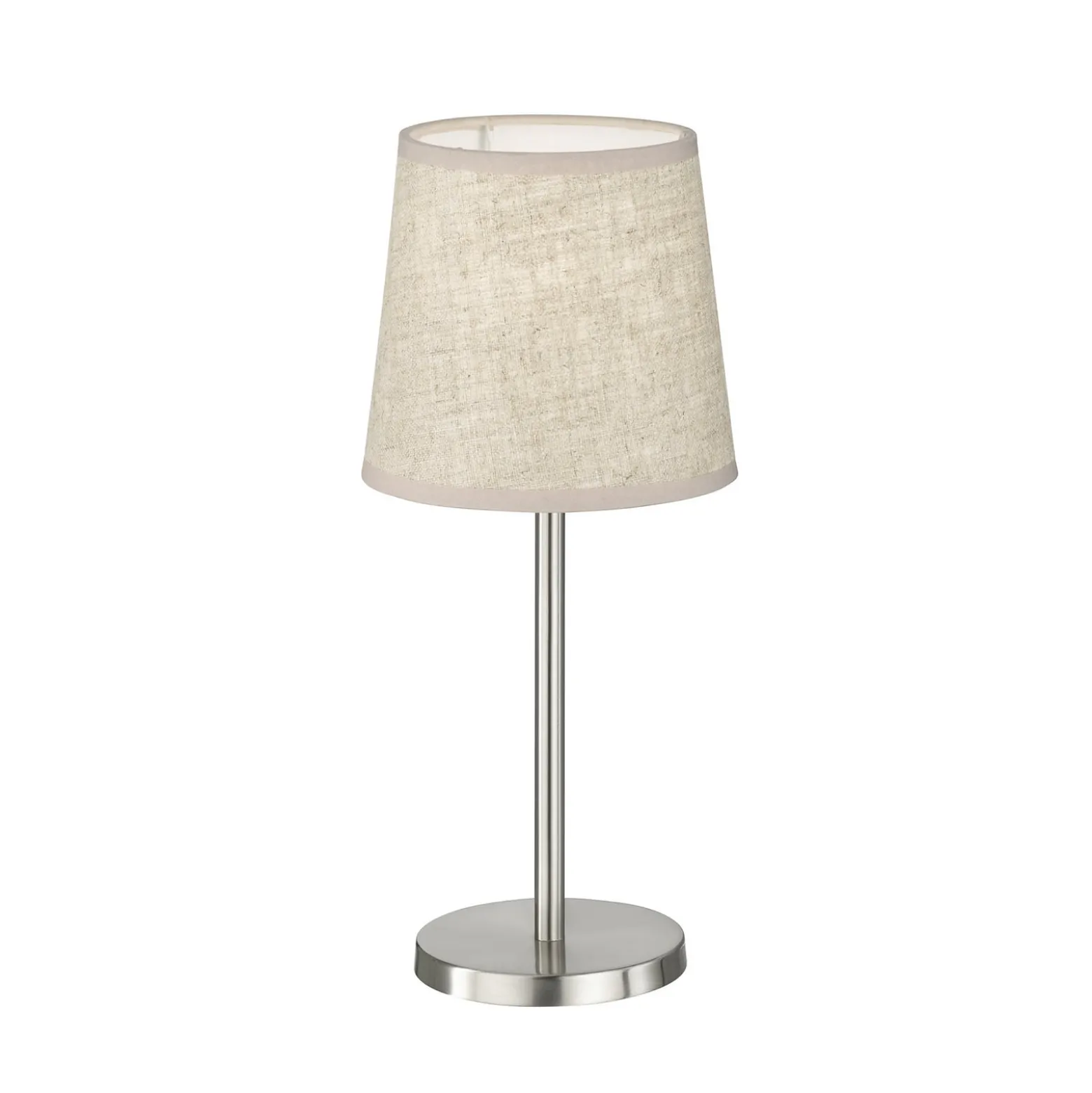 Pöytävalaisin Rimini, hiekka/nikkeli, tekstiili, korkeus 30 cm, E14