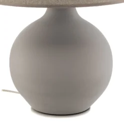Pöytävalaisin Sfera, korkeus 53 cm, sementti/harmaa