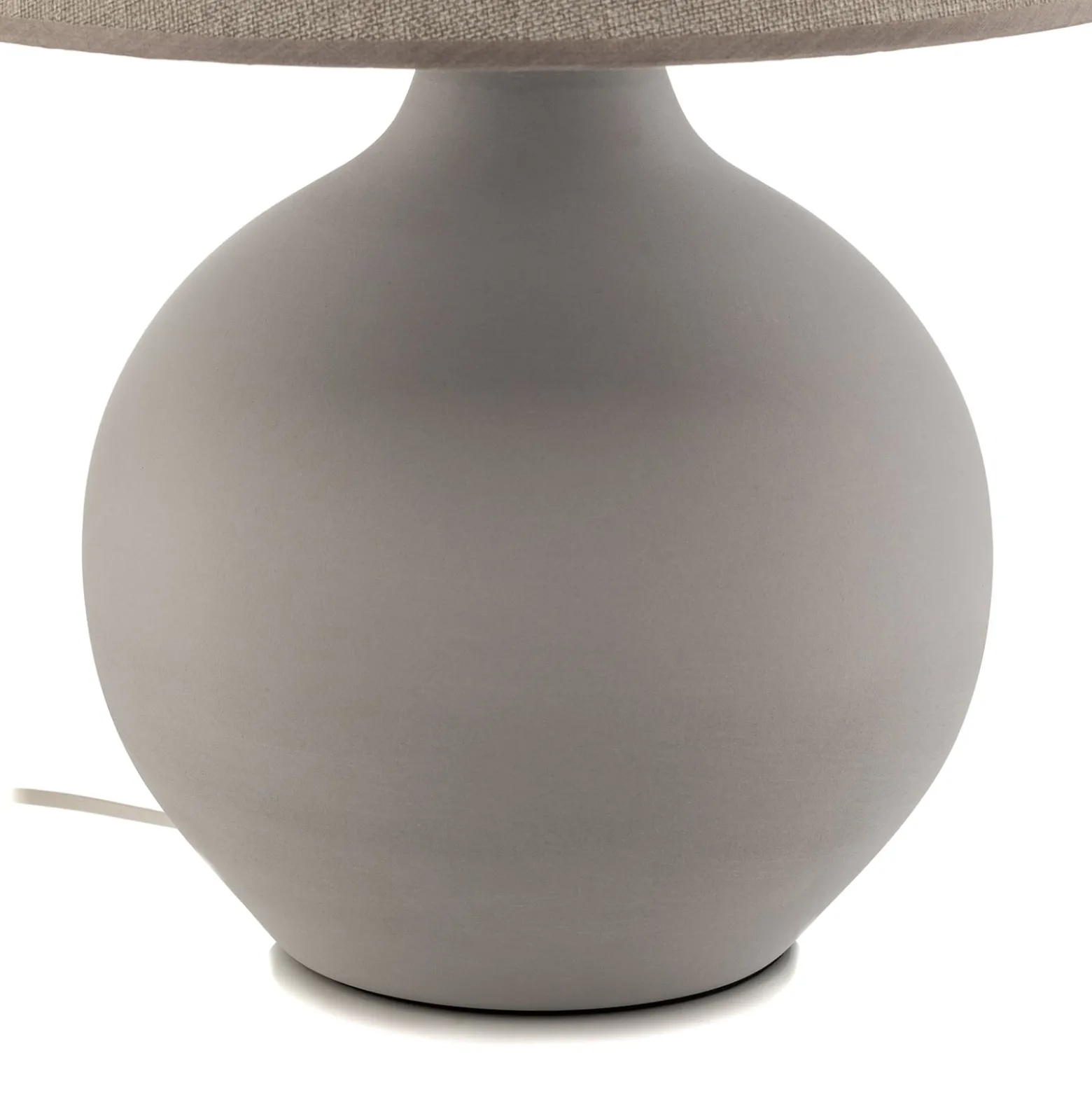 Pöytävalaisin Sfera, korkeus 53 cm, sementti/harmaa