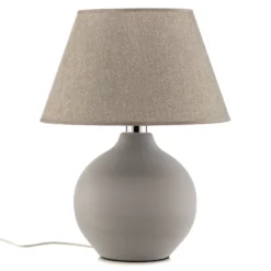 Pöytävalaisin Sfera, korkeus 53 cm, sementti/harmaa