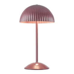 Pöytävalaisin Zin, punainen, rauta, korkeus 35,5 cm, G9