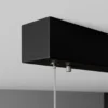 Quitani LED-riippuvalaisin Lexa, tammi/musta, pituus 118 cm