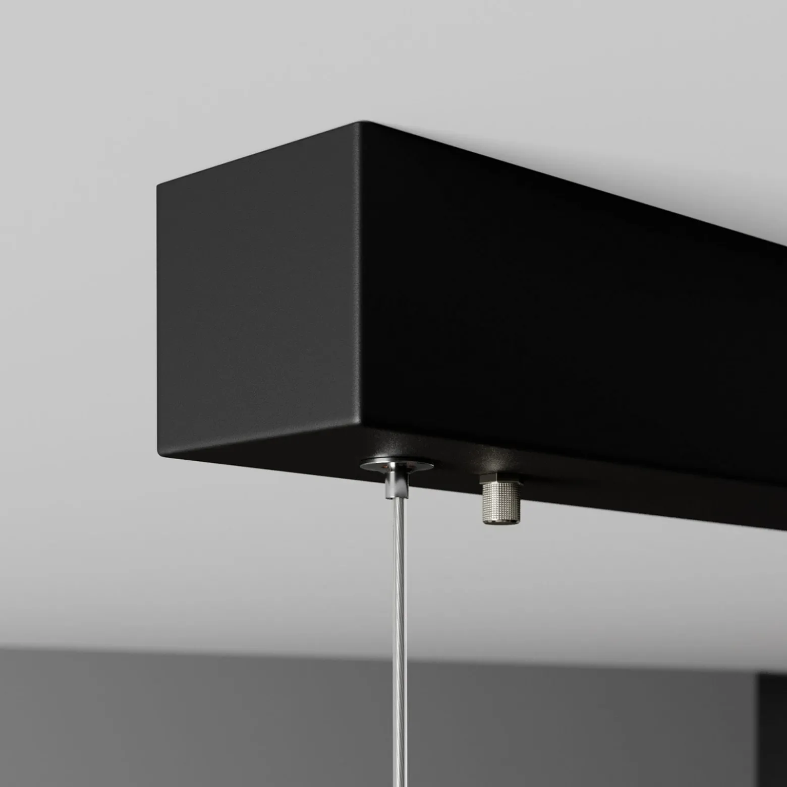 Quitani LED-riippuvalaisin Lexa, tammi/musta, pituus 118 cm