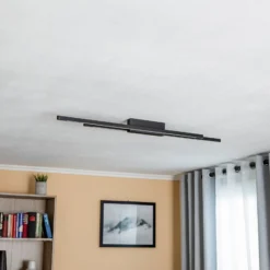 Quitani Talon LED kattovalaisin 2fl musta anodisoitu