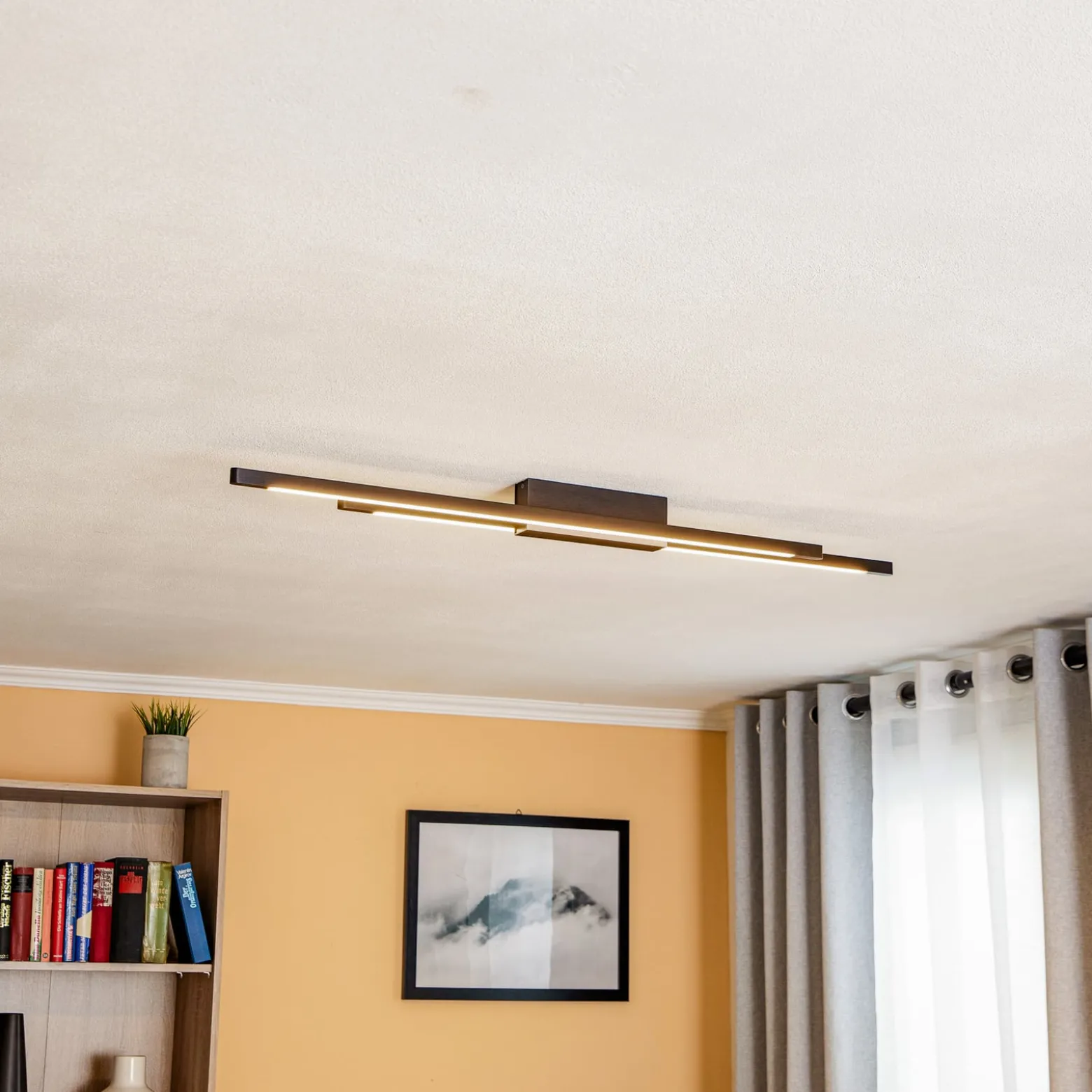 Quitani Talon LED kattovalaisin 2fl musta anodisoitu