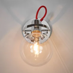 Radio-design-seinävalaisin, kromi