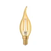 Radium LED Essence Ambiente E14 2,5W liekki, kulta