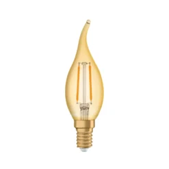 Radium LED Essence Ambiente E14 2,5W liekki, kulta