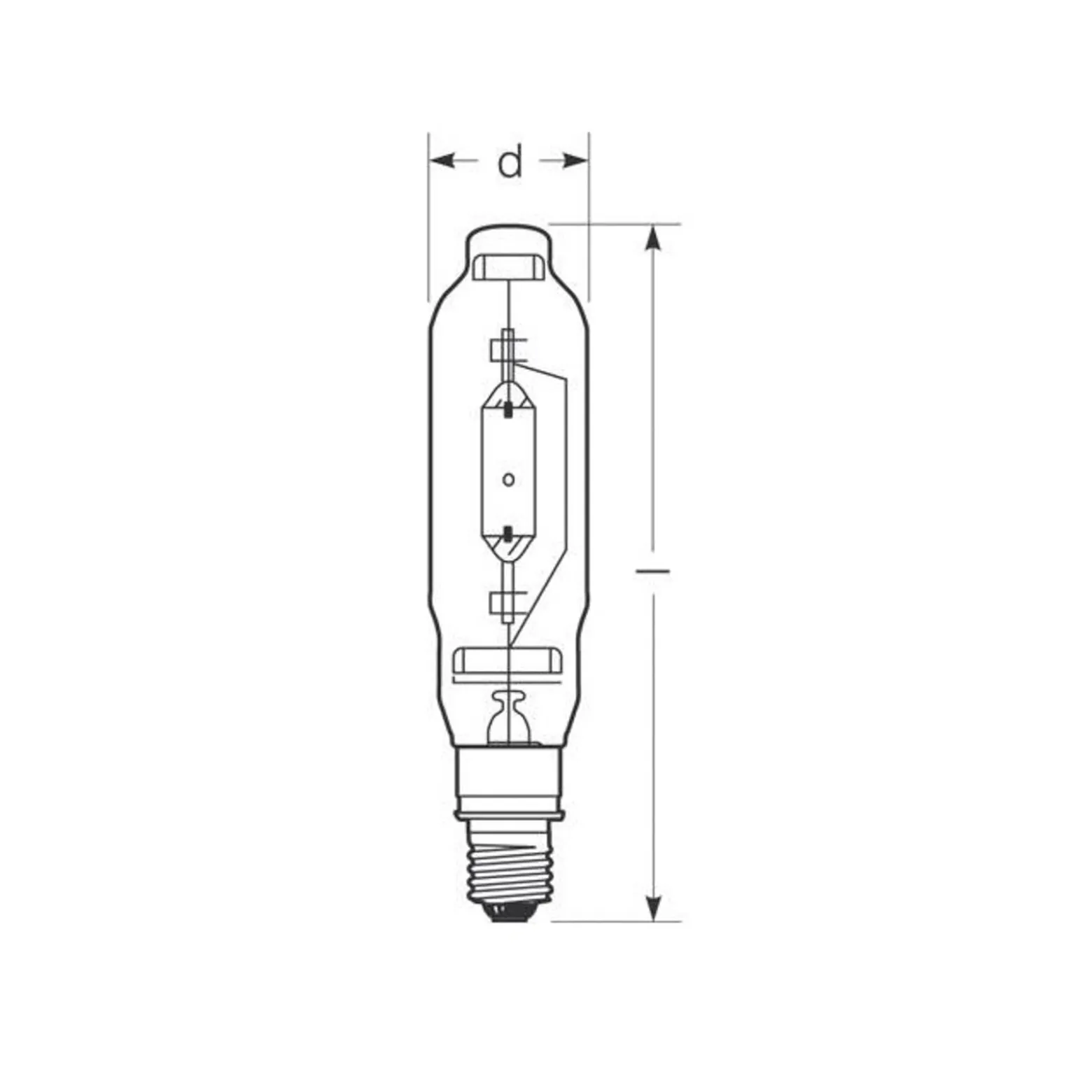 RADIUM monimetallilamppu E40 2050W HRI-T D/I kirkas