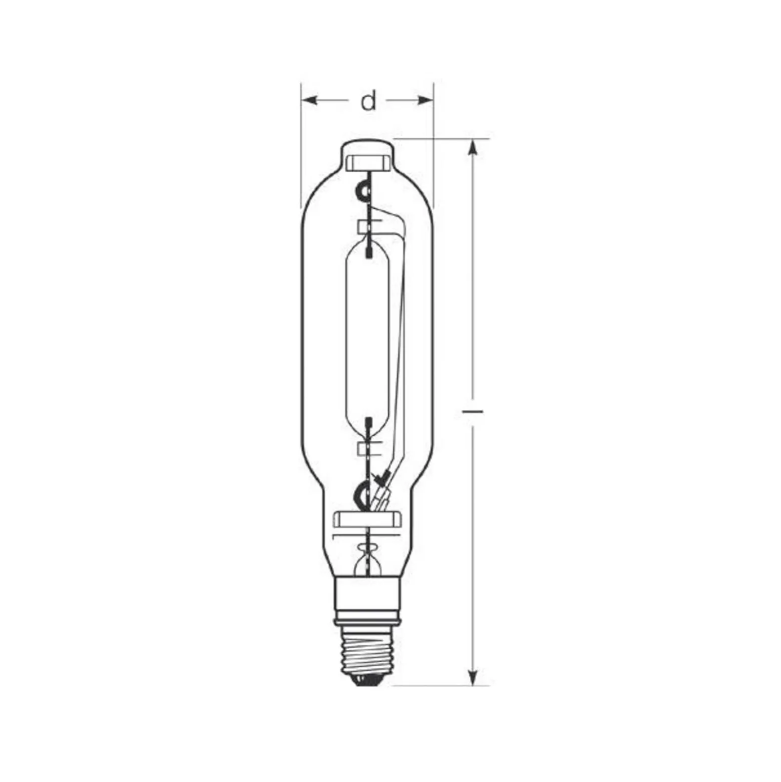 RADIUM monimetallilamppu E40 2050W HRI-T D kirkas