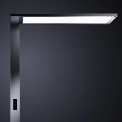 Regent Lighting valopala, anturi 1fl vasen hopea