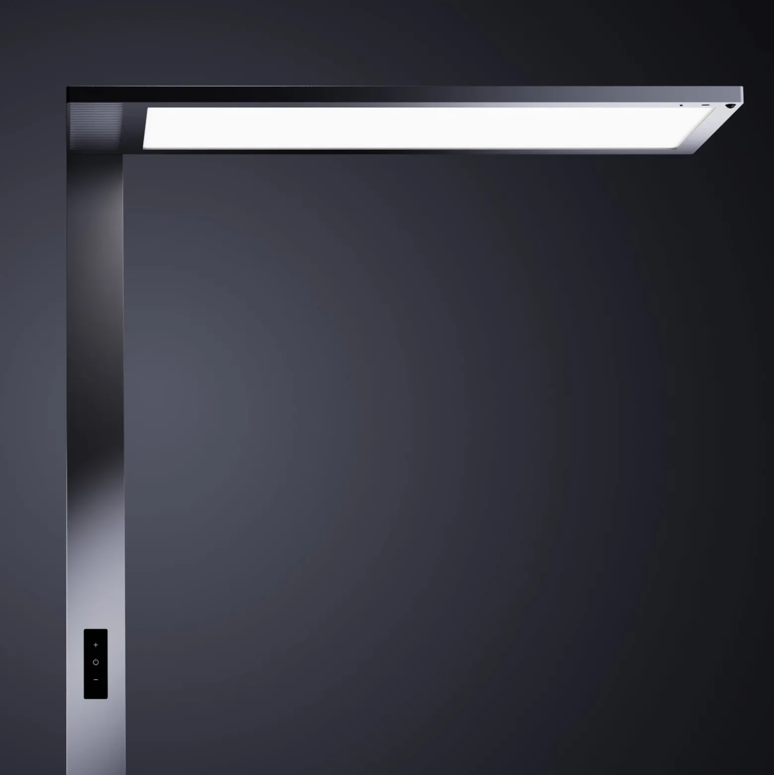 Regent Lighting valopala, anturi 1fl vasen hopea