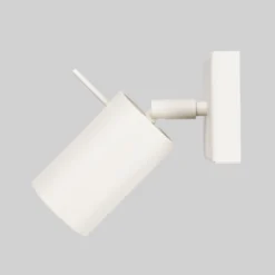 Rengas seinävalaisin, beige, ulkonema 16 cm, teräs