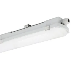 RESISTO-LED-diffuusorivalaisin, vaaleanharmaa, 150 cm, 56 W, 840 IP66