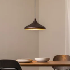 Riippuvalaisin Barek, musta/kultainen, Ø 34 cm, metalli, E27
