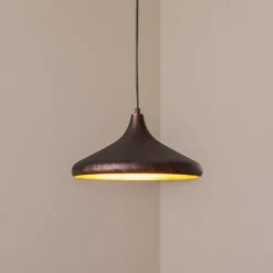 Riippuvalaisin Barek, musta/kultainen, Ø 34 cm, metalli, E27
