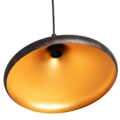 Riippuvalaisin Barek, musta/kultainen, Ø 34 cm, metalli, E27