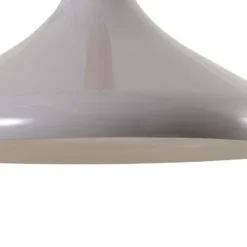 Riippuvalaisin Chris, harmaa/valkoinen, Ø 35 cm, metalli