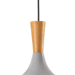 Riippuvalaisin Chris, harmaa/valkoinen, Ø 35 cm, metalli