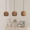 Riippuvalaisin Cominio taupe/hiekka, 3-lamppuinen