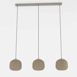 Riippuvalaisin Cominio taupe/hiekka, 3-lamppuinen