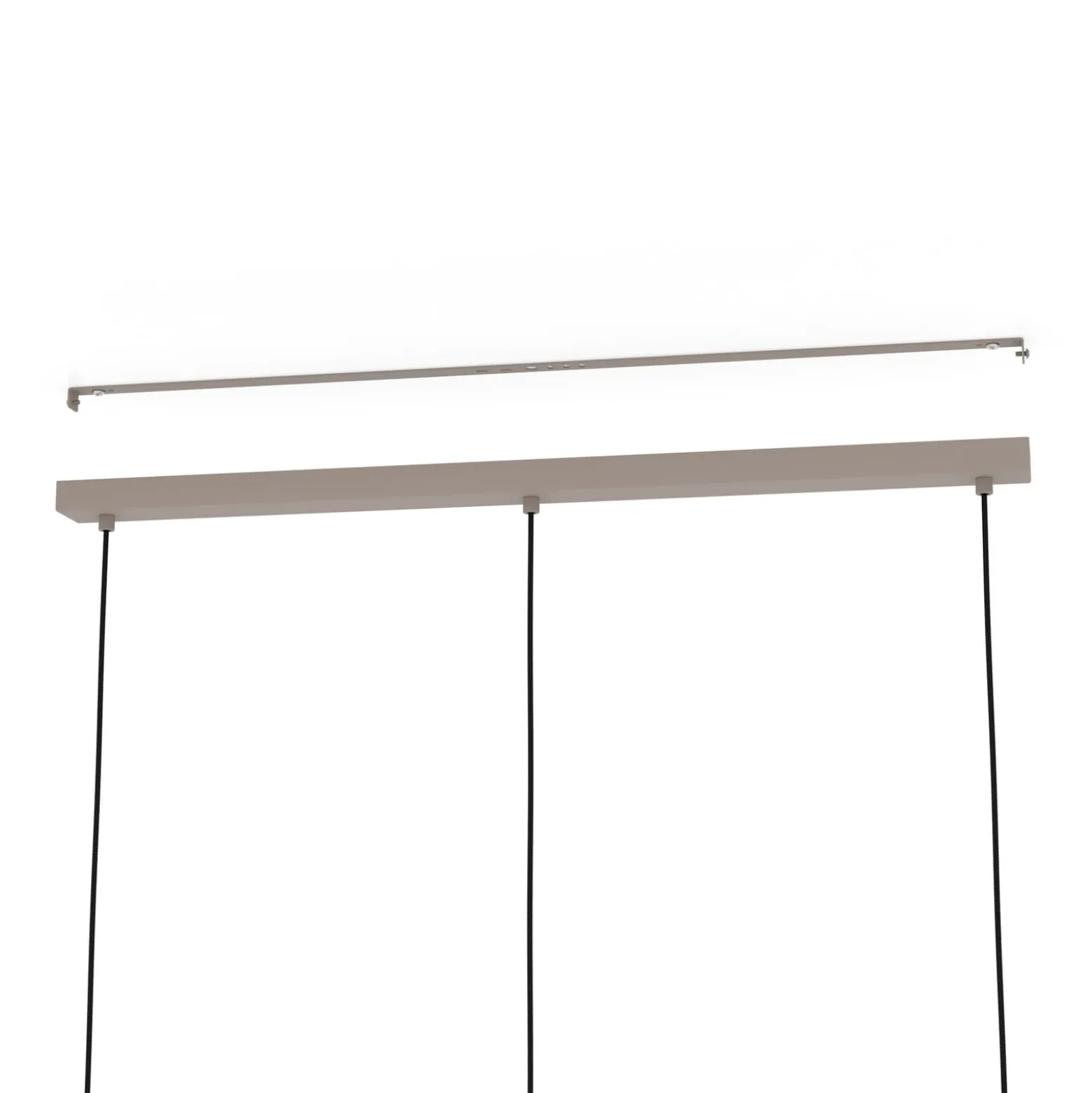 Riippuvalaisin Cominio taupe/hiekka, 3-lamppuinen