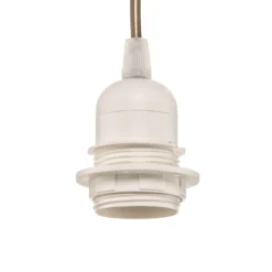 Riippuvalaisin Devon, ruskea/beige/ecru/kulta Ø45cm
