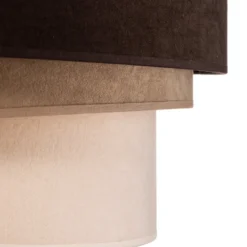 Riippuvalaisin Devon, ruskea/beige/ecru/kulta Ø45cm