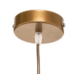 Riippuvalaisin Devon, ruskea/beige/ecru/kulta Ø45cm