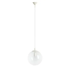 Riippuvalaisin Dione, 1-lamppuinen, kirkas/kerma