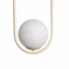 Riippuvalaisin Dione, opaali/creme 1-lamppuinen