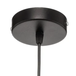 Riippuvalaisin Duo, musta/kultainen, Ø40cm, 1-lamppuinen