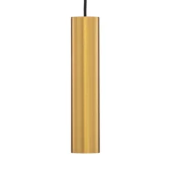 Riippuvalaisin Eye, 1-lamppuinen, messinki, varjostimen korkeus 25 cm