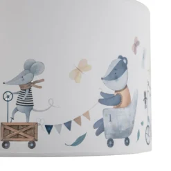 Riippuvalaisin Ferdi Kids, tekstiili, valkoinen, värikäs