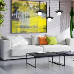 Riippuvalaisin Futura, musta/valkoinen, 3-lamppuinen