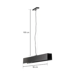 Riippuvalaisin Gentor 4, pituus 96 cm, musta
