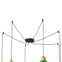 Riippuvalaisin Manavgat, 6-lamppuinen, monivärinen, pituus 144 cm