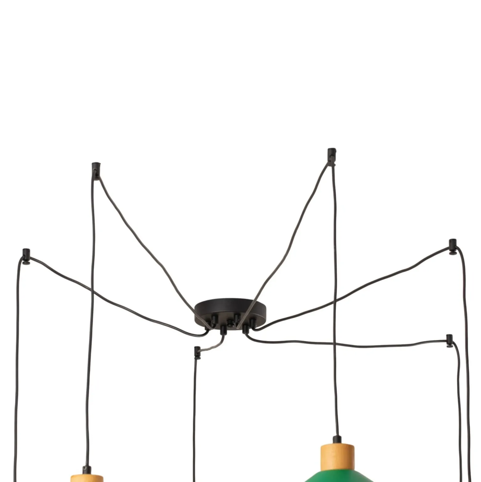 Riippuvalaisin Manavgat, 6-lamppuinen, monivärinen, pituus 144 cm