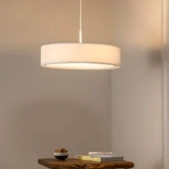Riippuvalaisin Mist, valkoinen, Ø 56 cm