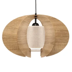 Riippuvalaisin Modern C M puusäleillä Ø 50 cm